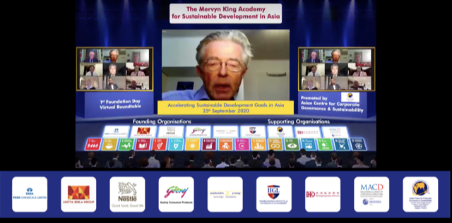 6.Joris at Mervyn King Academy Roundtable on SDG in Asia